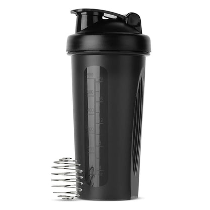 600Ml Shaker Bottle 20Oz Protein Shaker Plastic Bottle Portable Fitness Bottle for Fitness Enthusiasts Athletes