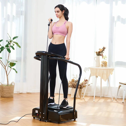 2000W Whole Body Vibration Platform Exercise Machine with MP3 Player (Black)