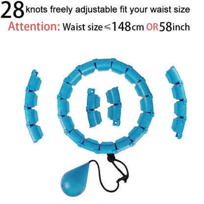 32/20/24/28 Section Adjustable Sport Hoops Abdominal Waist Exercise Detachable Hoola Massage Fitness Hoop Training Weight Loss